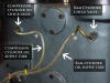 Cylinder oil tubes and check valves- Striker STC88 air hammer