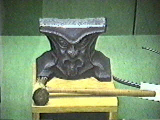 Medieval anvil. Germanisches Museum, Nurnburg, Germany.
