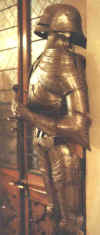 Left side view of Hohenschwangau gothic armour