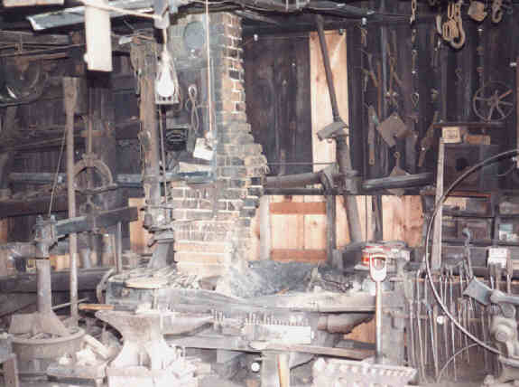 Matthew Edel blacksmith, Haverhill, Iowa