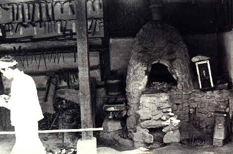 Korean blacksmith's shop.