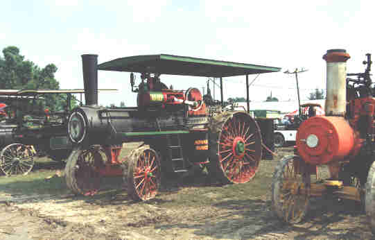 One of many steam tractors brought into the show. 1998