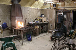 First forge fire lit since renovation began in 2018