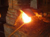 2007 - Blacksmith's forge hearth heating iron