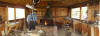 2007 Panoramic view blacksmith shop in Log Village