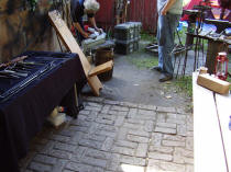 2006 - North Village - Blacksmith Shop - Back shop Patio