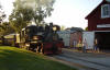 Train approaching North Village station. 2008 Old Thresher's Reunion, Mt. Pleasant, Iowa