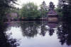 Sturbridge mill pond, Carding/Grist mill on right, sawmill at left.