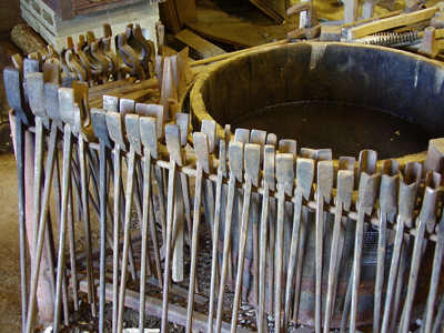 Blacksmith Tongs, Medium for 5/16 to 1/2 Stock, Bolt Tongs, V Bit Tongs,  Hand Made in USA, Blacksmith Tool 