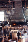 Double forge for blacksmiths, Sturbridg MA, USA