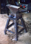 American pattern anvil with stand. Peter Wright 150 pounds. 